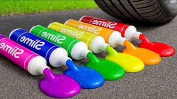 Colorful Paint Tubes Adventure for Kids - Learning Colors with Fun Art