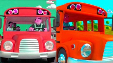 Happy Bus Ride for Kids - Colorful Journey with Friends and Fun Discoveries